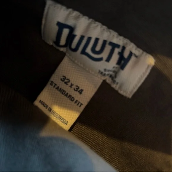 Duluth Pants Men 32x34 Gray Flex Fire Hose Brush Briar Double Knee Flex Hunting - Picture 3 of 11